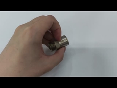 Desenho de aço inoxidável em conectores herméticos de alimentação por retorno tipo pin único com materiais de pin 4J50