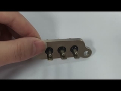Conector Hermético para Veículo Elétrico 12v 24v com Pinos em AÇO INOXIDÁVEL SUH446 Resistente à Corrosão