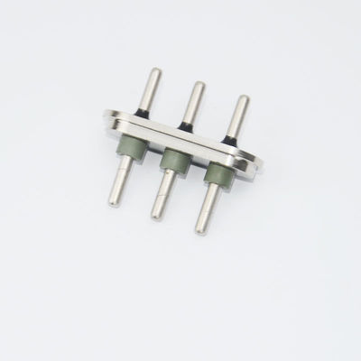 Conectores elétricos herméticos de 600 V com terminação de solda do isolante PPS