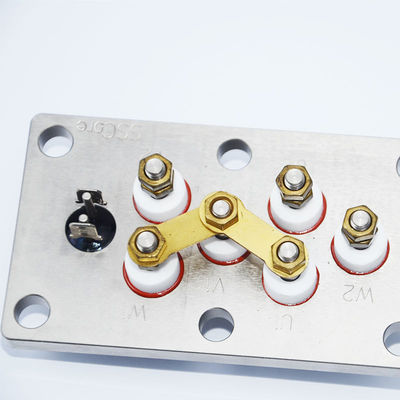 Conector de placas de ligação de terminais de prata de parafuso de cobre