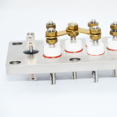 Conector de placas de ligação de terminais de prata de parafuso de cobre