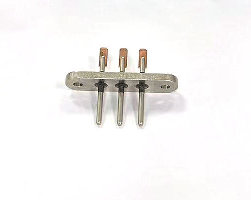 45 Terminais herméticos de compressores de aço 10A-30A Terminais de vedação sinterizados