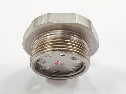Vidro de visão hermético sob pressão com flange de ligação vidro para vedação de metal 1215 aço
