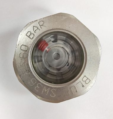 Vidro de visão hermético sob pressão com flange de ligação vidro para vedação de metal 1215 aço