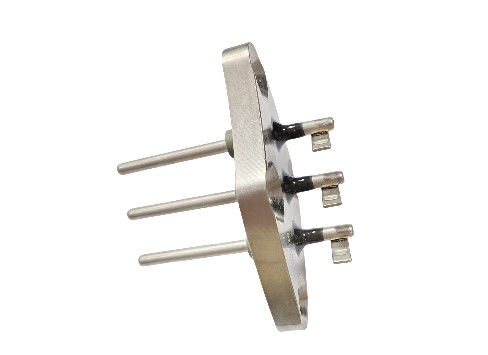 Conector hermético para automóveis de 12 V a 540 V isolado por vidro e cerâmica