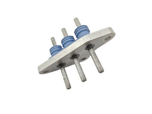 Conector hermético para veículos eléctricos de núcleo SS 20A com isolador de vidro e cerâmica para montagem de painéis