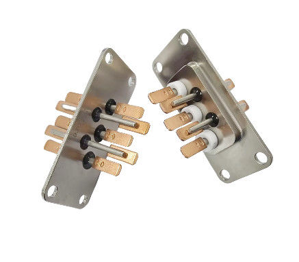 10 PINS Core Copper-plated-Tin Hermetic Seal Terminal com pads de soldagem dupla fabricados por sinterização vidro-cerâmica-metal