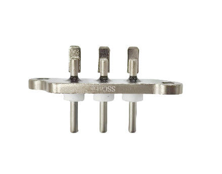 Terminal selado de soldagem curta revestido com níquel com comprimento de agulha de 30,6 mm e resistência de isolamento de 1000 MΩ