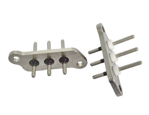 Agulha de aço de 40 mm para terminais selados de compressores de veículos energéticos isolados a 1000MΩ 1000VDC e revestidos com níquel 3-5μm