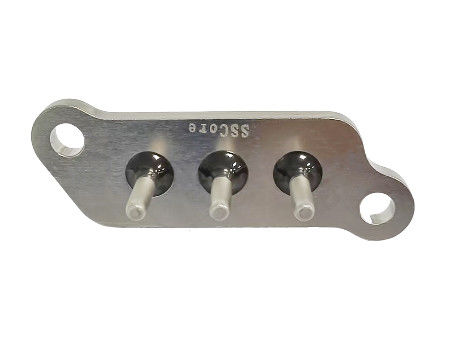 Agulha de aço de 40 mm para terminais selados de compressores de veículos energéticos isolados a 1000MΩ 1000VDC e revestidos com níquel 3-5μm