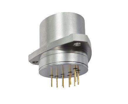 Agulha de aço de 8 milímetros de comprimento feita de aço inoxidável 321 com superfície revestida de ouro para conector de 10 núcleos.