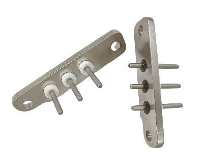 Conector hermético EV montado em painel - série EV 40C-150C para ambientes de temperatura extrema