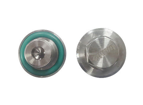 Plug de drenagem magnética de aço inoxidável com cabeça hexadecimal M12 para indústria automóvel