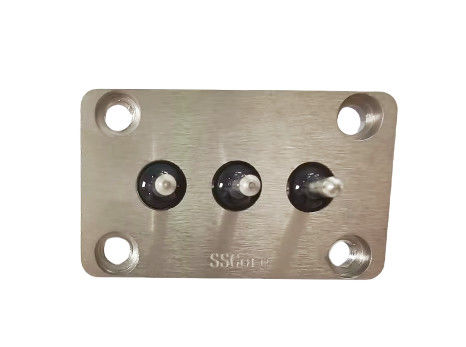 23Pin de aço de.7mm com uma extremidade cônica e uma pequena placa quadrada para a placa de vedação do compressor do ar condicionado.