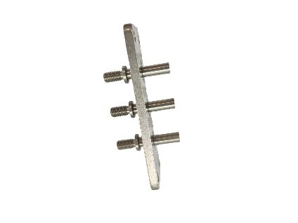 6.2mm X 42.5mm X 42.5mm Placa terminal de ligação Voltagem nominal 600V Propriedade isolante de 2000MΩ para aplicações