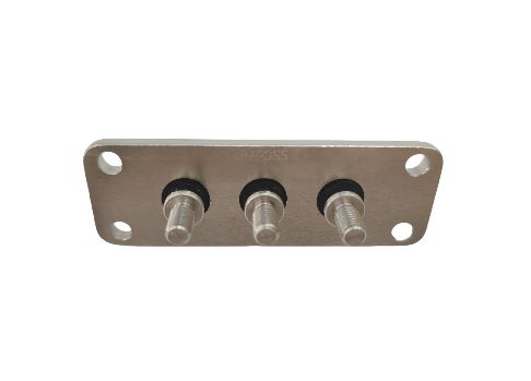 6.2mm X 42.5mm X 42.5mm Placa terminal de ligação Voltagem nominal 600V Propriedade isolante de 2000MΩ para aplicações