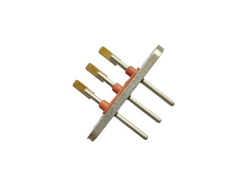Terminal hermeticamente selado até 150°C para desempenho ELAN 48, material de vidro e classificação de corrente de 20A
