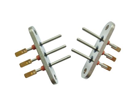 Terminal hermeticamente selado até 150°C para desempenho ELAN 48, material de vidro e classificação de corrente de 20A