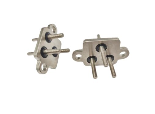 Terminal hermeticamente fechado 304 Instalação de concha de ferro de aço inoxidável e ensaio de ruptura de 5,0 MPa para ambientes críticos