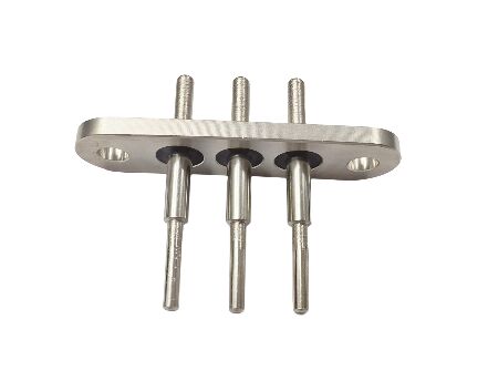 Conector Hermético para Veículos Elétricos com Resistência a Altas Temperaturas e 3 Contatos, Garantindo Conexões Seguras