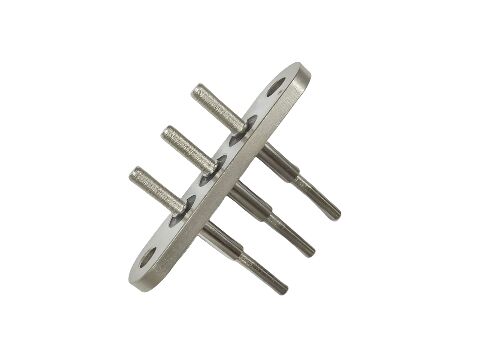 Conector Hermético para Veículos Elétricos com Resistência a Altas Temperaturas e 3 Contatos, Garantindo Conexões Seguras