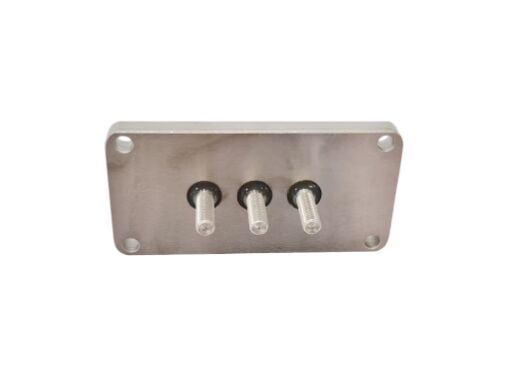 50A Placa de terminais de ligação de corrente nominal com materiais de placas C45 concebidos para gestão e segurança de circuitos elétricos