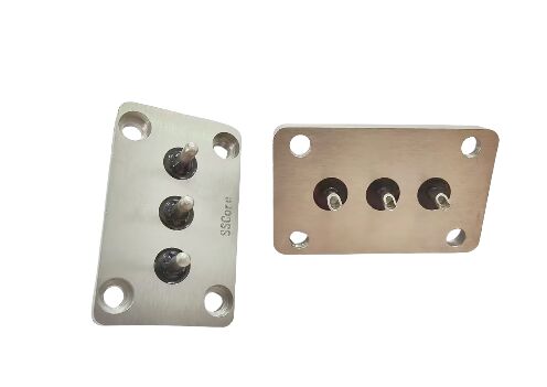 Classificação de Corrente de 15A Terminal Hermeticamente Selado Feito de Material de Pino de Aço 45 Projetado para Conexões Seguras e Elétricas