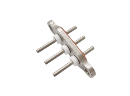 Conector Hermético para Veículos Elétricos até 150°C, Cor Vermelha de Borracha, Oferecendo Durabilidade Superior e Confiabilidade Elétrica