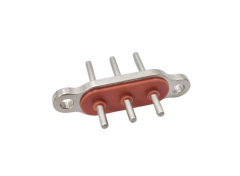 Conector Hermético para Veículos Elétricos até 150°C, Cor Vermelha de Borracha, Oferecendo Durabilidade Superior e Confiabilidade Elétrica