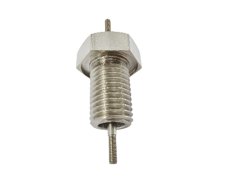 M4 Terminais herméticos de vedação única de coluna central com material de pin de aço inoxidável SUH446 que proporcionam vedação elétrica