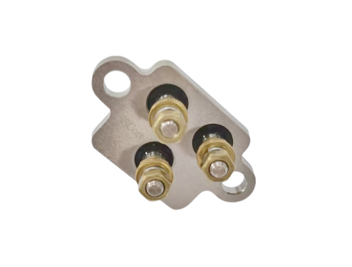 Placa terminal de conexão de latão Nut M4 com material de placa C45, proporcionando resistência mecânica superior e desempenho elétrico